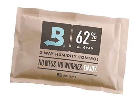 Boveda 62-Percentage RH Individually Over Wrapped 2-Way Humidity Control Pack, 60gm