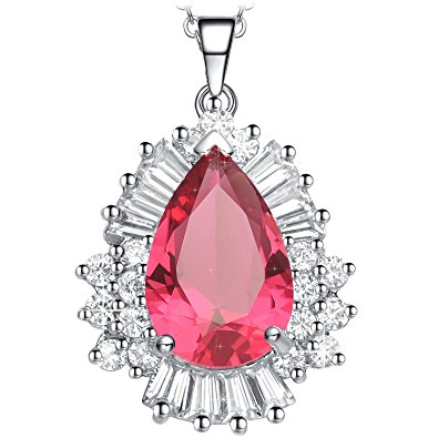 NEEMODA "Angel Tears" AAA Cubic Zirconia Gemstones Pendant Necklace Luxury Gift Box