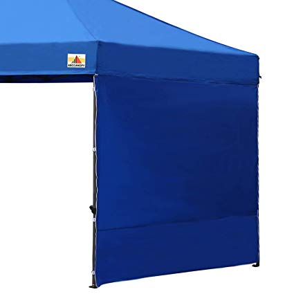 ABCCANOPY 15 Colors 10' Sun Wall 10'x 10' Straight Leg pop up Canopy Tent, 10' Sidewall kit (1 Panel) Truss Straps (Blue-1)