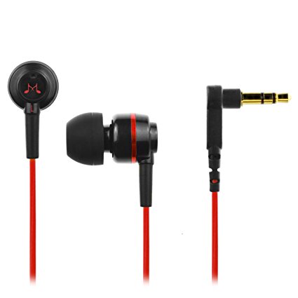 Soundmagic ES18 In-Ear Headphone  (Black/Red)