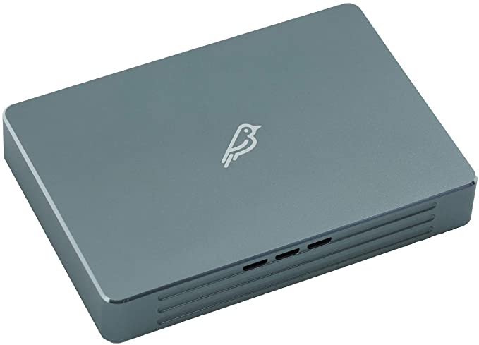 Shell Thunder SSD TB3 Enclosure (0GB, Enclosure Only) by Fledging - PCIe TB3 Portable External SSD Enclosure m.2 to TB3