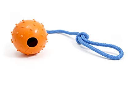 Puppy Ball on a Rope - Exercise and Reward Toy - Police K-9 - SAR - Schutzhund IPO