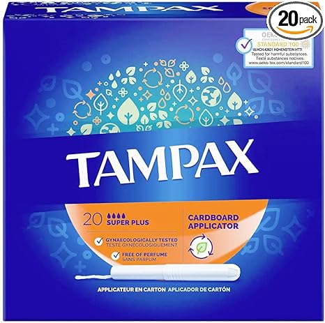 tampax super plus 20's