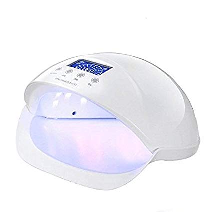 CO-Z 50W LED UV Nail Dryer Curing Lamp Led Gel Nail Lamp for Gel Polishs Nails Manicure Pedicure (White)