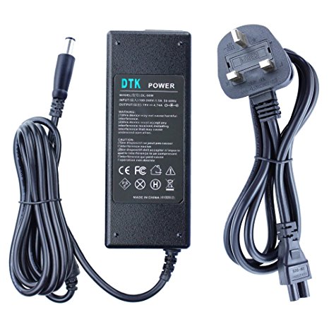 Dtk® New Replacement Laptop / Notebook AC Adapter / Power Supply / Charger for HP 19V 4.74A 90W Power Cord ( Compatible 18.5V 3.5A ) PPP012H 609940-001 391173-001 463955-001 384021-001