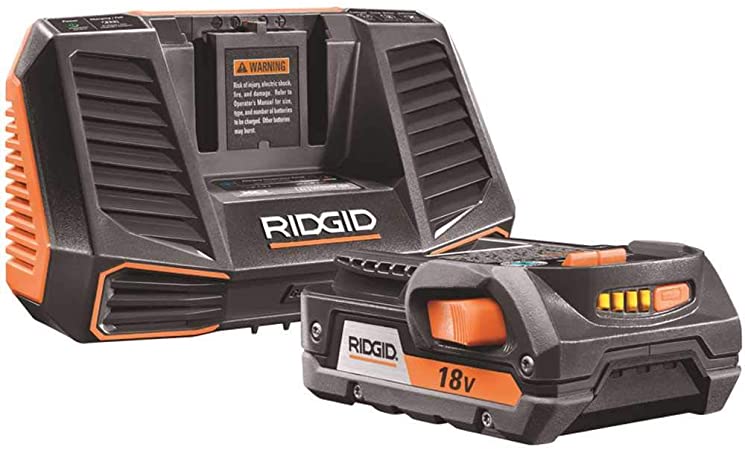 RIDGID TOOL COMPANY AC848695 18V Hyper Lithium-Ion Starter Kit