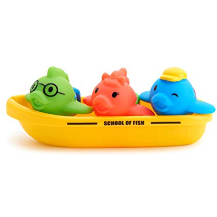 Munchkin School of Fish, Yellow/Blue/Orange/Green