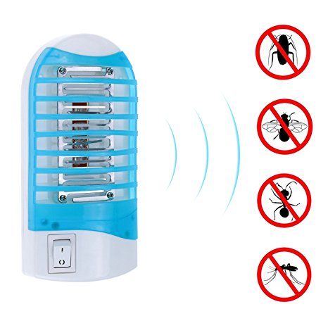 TedGem Bug zapper Mosquito Killer Lamp Bug Zapper Electronic Insect Killer Indoor - Eliminates Most Flying Pests with Night Lamp - 4 Pcs (1 pcs)