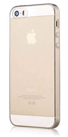 iPhone SE Case, Devia 0.5mm Untra Thin Crystal Clear TPU Bumper Cover [Drop Protection/Shock Absorption] Protective Case for iPhone SE 2016 / 5S 2013 / 5 2012,Crystal Clear