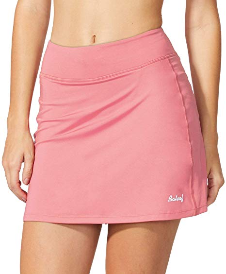 BALEAF Women's Athletic Skorts Lightweight Active Skirts with Shorts Pockets Running Tennis Golf Workout Sports