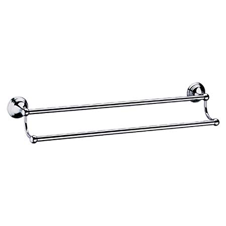 Gatco 4354 Charlotte 24" Double Towel Bar, Chrome