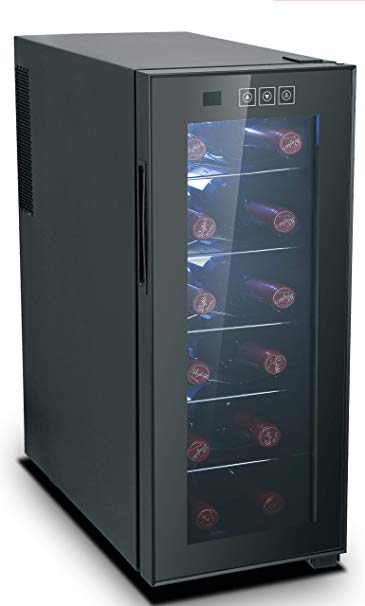 RCA wine cooler fridge beverage cooler (12 bottle)