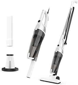 dodocool 2 in 1 Corded Vacuum Cleaner, Swivel Ultra Lightweight Vacuum Cleaner,15 KPa 800W Strong Suction Handheld Stick Vacuum Includes Multiple Accessories, Bagless for Hard Floor Car Pet