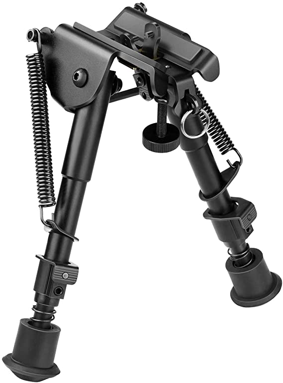 CVLIFE Hunting Rifle Bipod - 6 Inch to 9 Inch Adjustable Super Duty Tactical Rifle Bipod