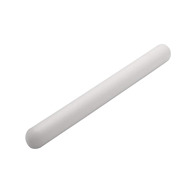 Cake Boss Plastic 50 cm Baking Fondant Rolling Pin - White