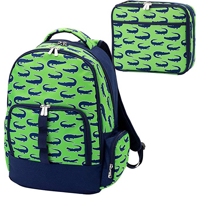 Reinforced Design Water Resistant Backpack and Lunch Bag Set