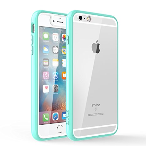 For iPhone 6 Plus/6s Plus [Built-In Screen Protector] For Apple Full-body Premium Cover, Dual Layer   Impact Resistant Bumper Zarus Case Protection Hybrid (Mint)