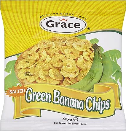 Grace Green Banana Plantain Chips, 85 g