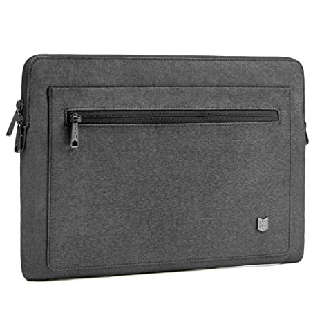 Evecase 13 - 13.3 inch City Laptop Sleeve Water Resistant Durable Professional Business Neoprene Bag for MacBook Pro, MacBook Air, 12.9 iPad Pro Tablet, Ultrabook Chromebook and More - Coal Gray