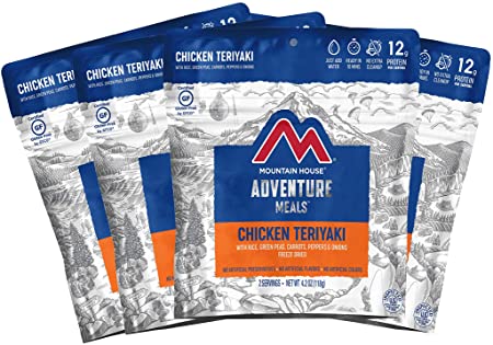 Mountain House Chicken Teriyaki with Rice | Freeze Dried Backpacking & Camping Food | Gluten-Free