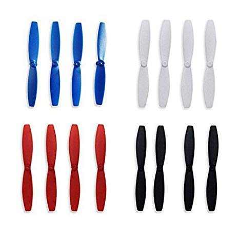 PENIVO 4-Color Replacement propellers set for Parrot Minidrones Rolling Spider , Propellers Blades Props Combo for Airborne Cargo & Night Drone, Hydrofoil Drone, Mambo & Swing Drone Accessories