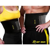 Waist Trimmer by HBT Gear - Trim Belt for Targeting Ab Muscles - Best Neoprene Waist Trainer for Wider Coverage - FREE BONUS