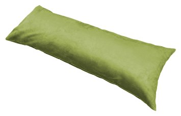 Multiple Colors - 20" X 54" Classic Microsuede Body Pillowcase (Sage)