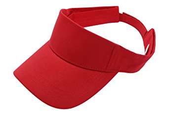 Premium Visor Cap By Top Level - Lightweight & Comfortable Unisex Sun Protector - Adjustable Velcro Strap - Stylish & Elegant Design For Everyone - Available In Many Different Trendy Colors