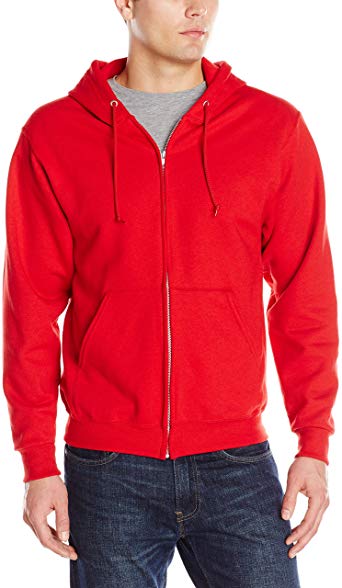 Jerzees Z NuBlend Full-Zip Hoody Hoodie Hooded Sweatshirt - True Red