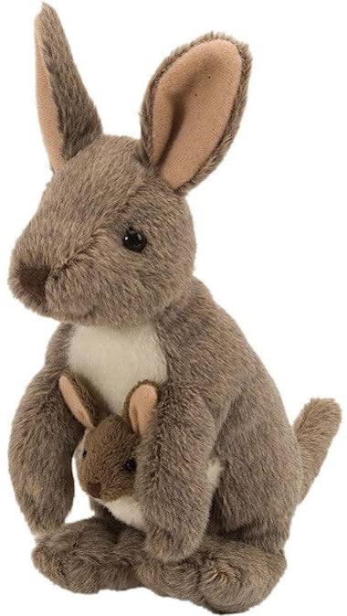 Wild Republic Kangaroo with Joey Plush, Stuffed Animal, Plush Toy, Gifts for Kids, Cuddlekins 8 Inches