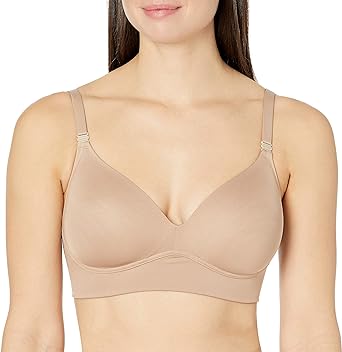 Warners Womens Blissful Benefits Allover-Smoothing Bliss Wireless Lightly Lined Convertible Comfort Bra Rm1011w