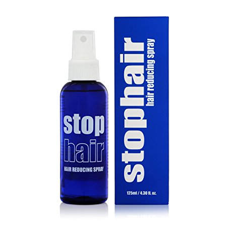 100% Natural Hair Growth Inhibitor Spray - Permanent Hair Removal Remover Spray - Use After Epilation & Epilating- StopHair - Hair Inhibiting and Reducing to Stop Hair Growth
