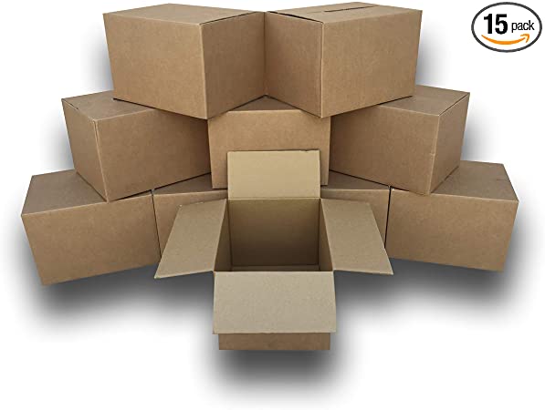 uBoxes Moving Boxes Bundles Medium Boxes 18" x 14" x 12" - Pack of 15