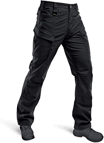 HARD LAND Men's Waterproof Tactical Pants Ripstop Lightweight Work Cargo Pants BDU Military Trousers