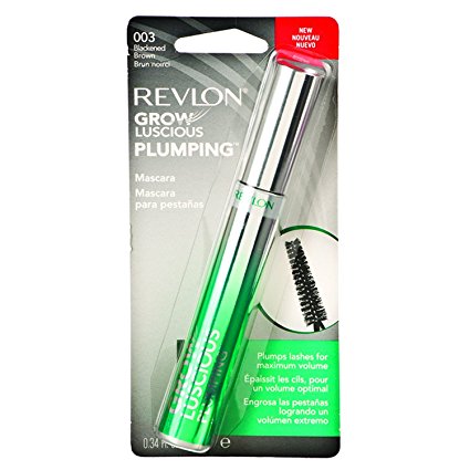 Revlon Grow Luscious Plumping Mascara, Blackened Brown, 0.34 Fluid Ounce