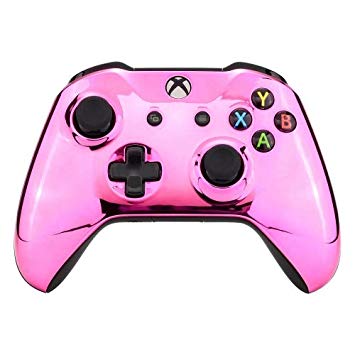 Xbox One Wireless Controller for Microsoft Xbox One - Custom Soft Touch Feel - Custom Xbox One Controller (Pink Chrome)
