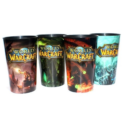 Limited Edition World of Warcraft Cups Set of 4
