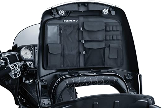Kuryakyn 5298 Motorcycle Accessory: Trunk Lid Organizer Storage Bag for 2014-19 Indian Motorcycles, Black