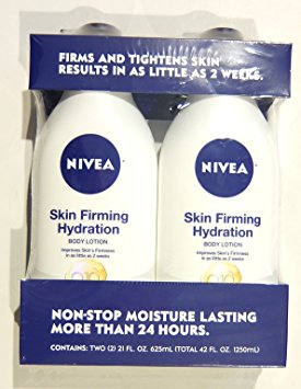 Nivea Q10 Skin Firming Hydration Body Lotion, 21 fl oz (Pack of 2)