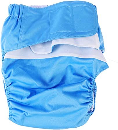 DOITOOL Adult Diapers Waterproof Reusable Elderly Incontinence Protection Nappies Underwear Old Man Special Needs Suits for Men Women 2pcs