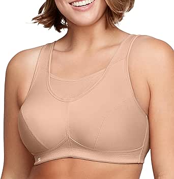 Glamorise Women's No-bounce Camisole Sports Bra Wirefree #1066