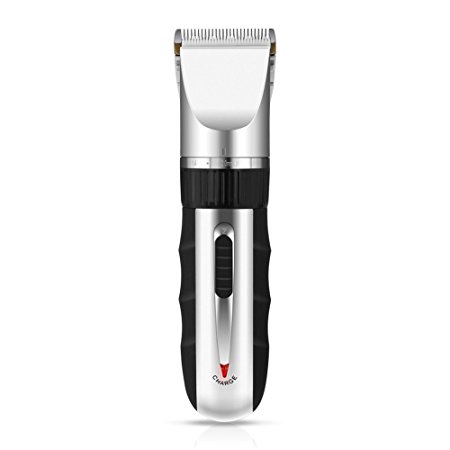 YOHOOLYO Hair Clipper Hair Trimmer for Both Adults and Children Rechargeable Haircut Kit with Ceramic Blade
