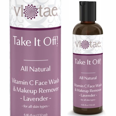 100 Natural Vitamin C Face Wash and Makeup Remover - Take It Off by Vi-Tae - For All Skin Types - 446oz