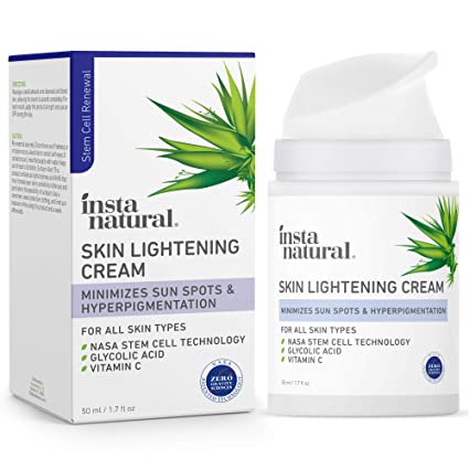 Skin Lightening Face Cream - Dark Spot Corrector & Remover - Scar Removal, Facial Sun & Age Spot Lightener, Whitening & Brightening Hyperpigmentation Treatment Fade Lotion with Vitamin C - 1.7 oz