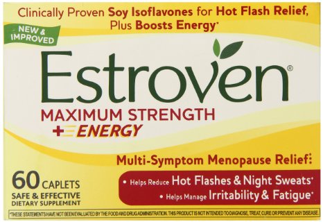 Estroven Maximum Strength   Energy - One Per Day Formula - 60 Caplets