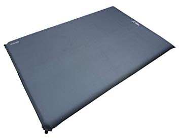 Andes 10cm Double Self Inflating Camping Mat Mattress Camp Bed, 196cm x 128cm, Carry Bag Included