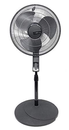 Lasko Elite Collection Oscillating 4-Speed Pedestal Fan with Remote, Automatic Thermostat, and Timer