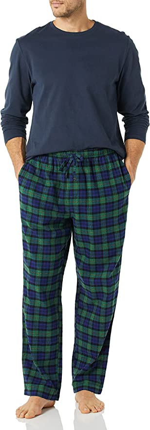 Amazon Essentials Men's Flannel Pajama Set