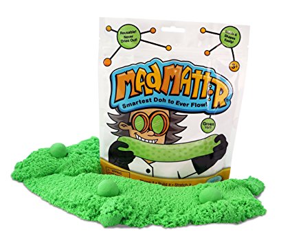 WABA Fun Mad Mattr Super-Soft Modelling Dough Compound that Never Dries Out, 10 Ounces, Green