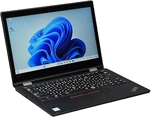 中古パソコン ThinkPad L380 Yoga Windows11 モバイルノートPC 一年保証 第8世代 Core i5 8250U 1.6(～最大3.4)GHz MEM:16GB SSD:256GB(NVMe) 無線LAN:あり 光学ドライブ:非搭載 Webカメラ内蔵 フルHD タッチパネル液晶 Win11Pro64Bit タッチペン・ACアダプター付属